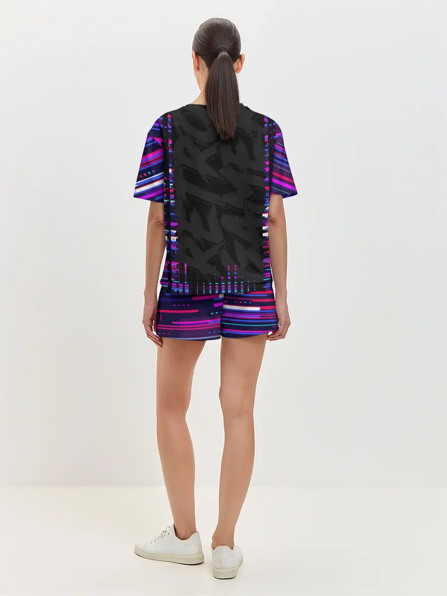 Женская пижама с шортами / RETROGAMER3D47