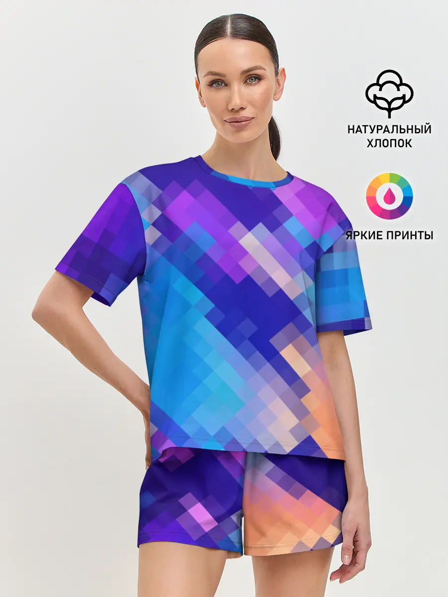 Женская пижама с шортами / Пикси