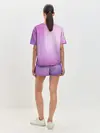 Женская пижама с шортами / Нежный фиолет