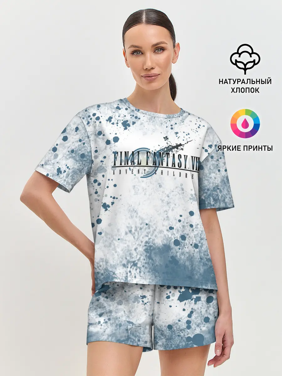 Женская пижама с шортами / Final Fantasy VII Remake
