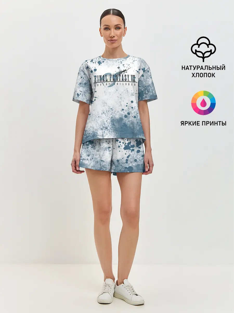 Женская пижама с шортами / Final Fantasy VII Remake