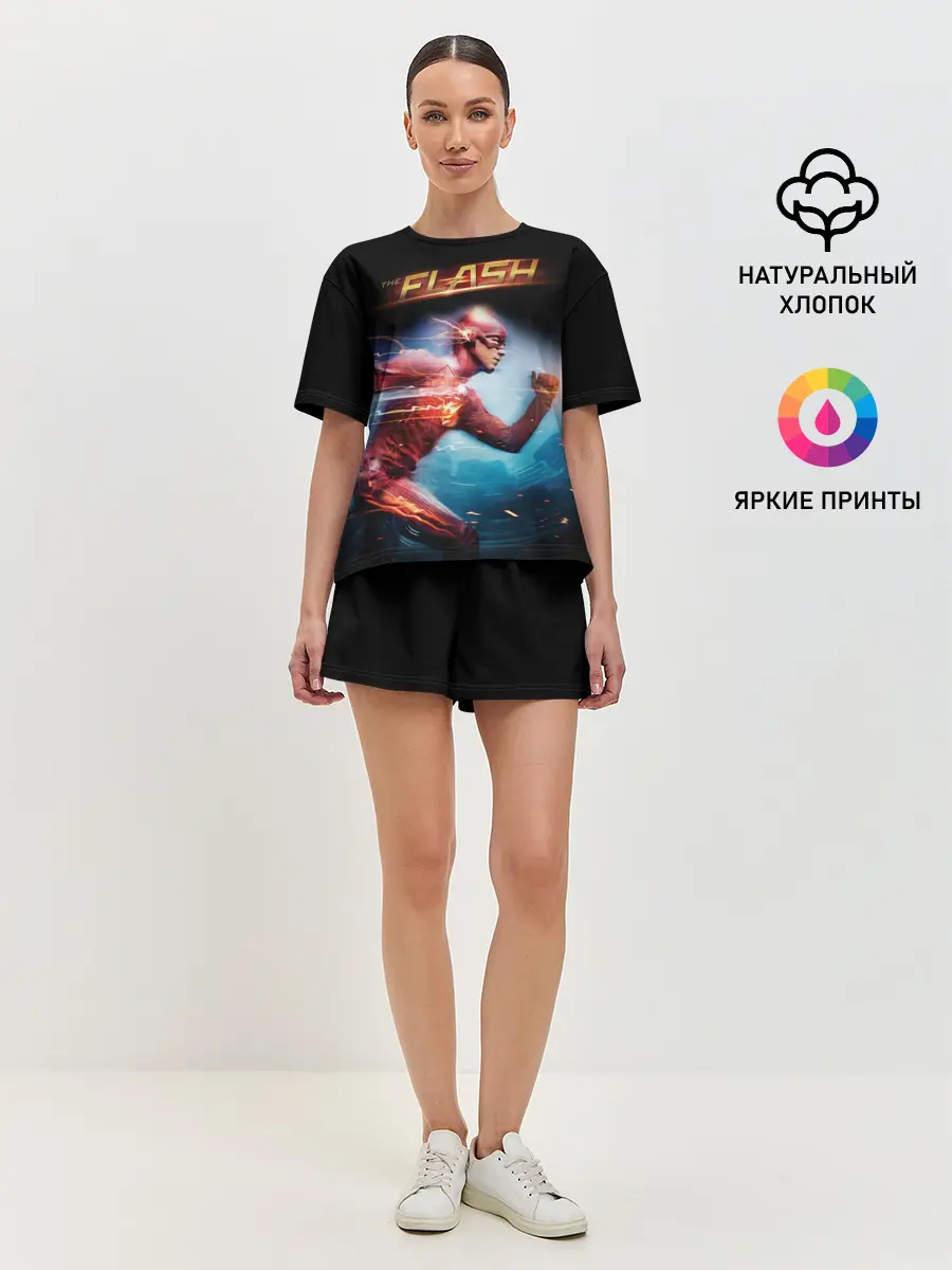 Женская пижама с шортами / The Flash