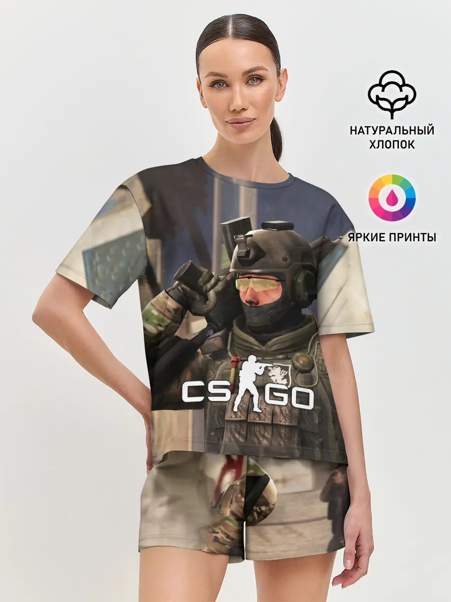 Женская пижама с шортами / CS:GO