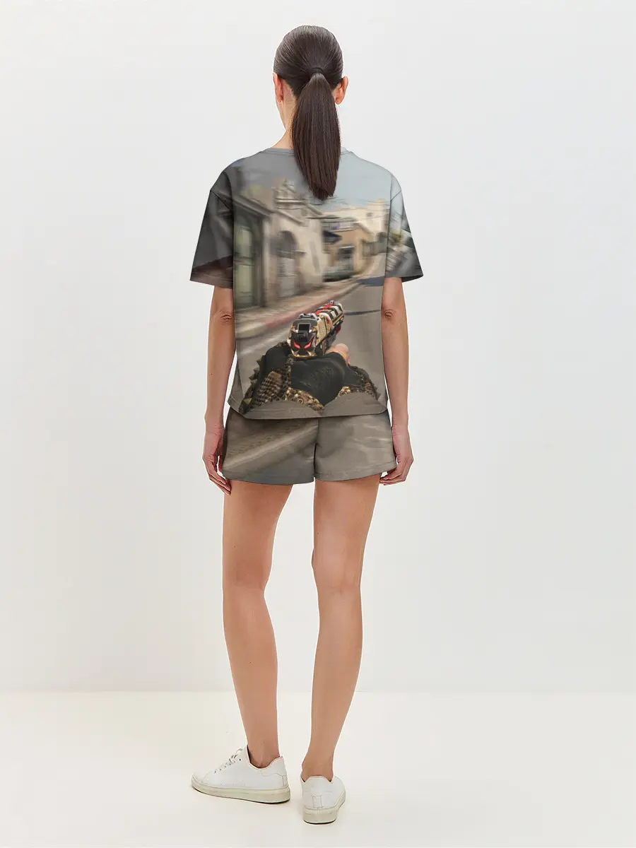 Женская пижама с шортами / CS:GO - Ominous Look | Зловещий взгляд