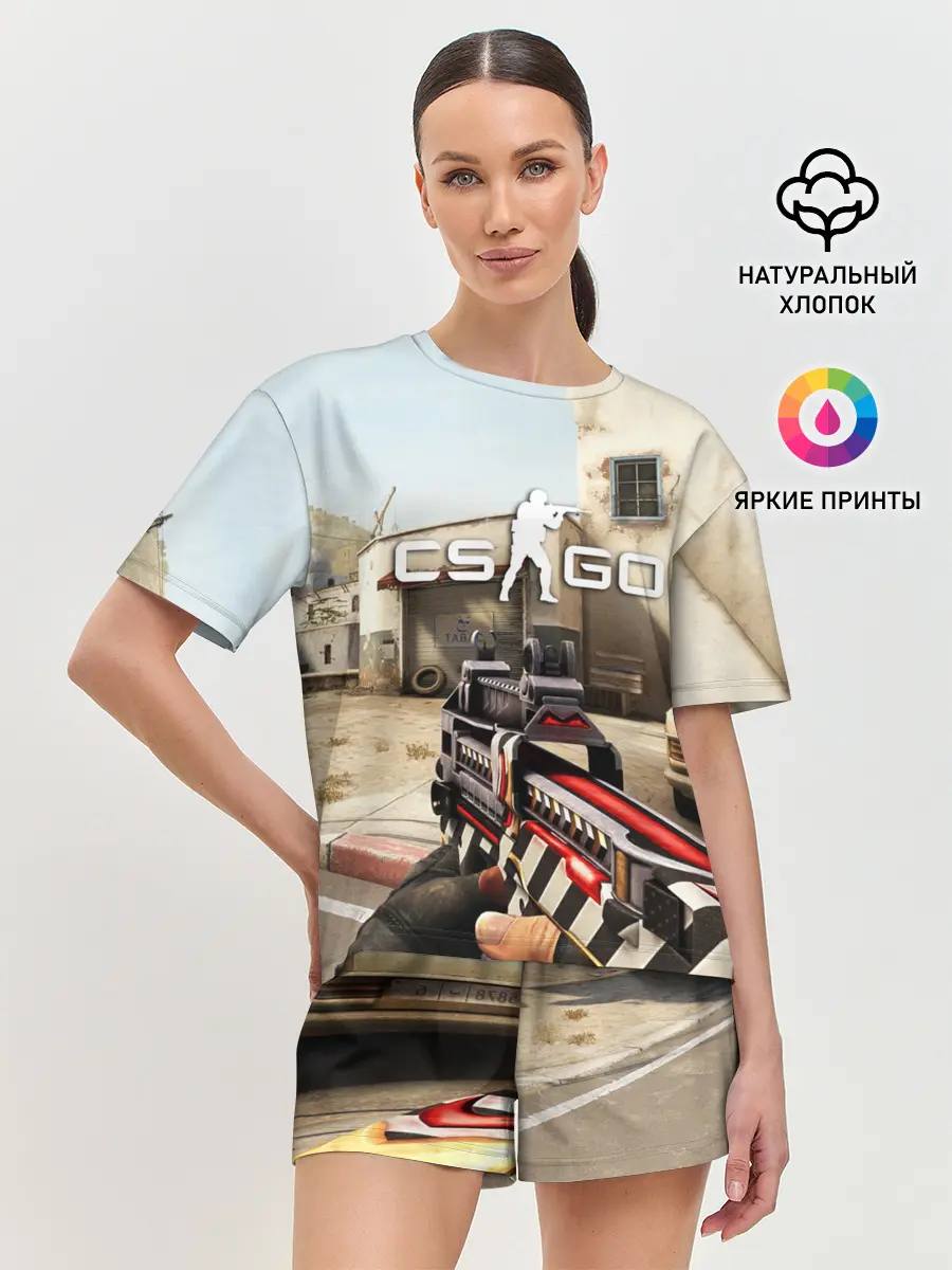 Женская пижама с шортами / CS:GO - The Aggressor | Aгрессор