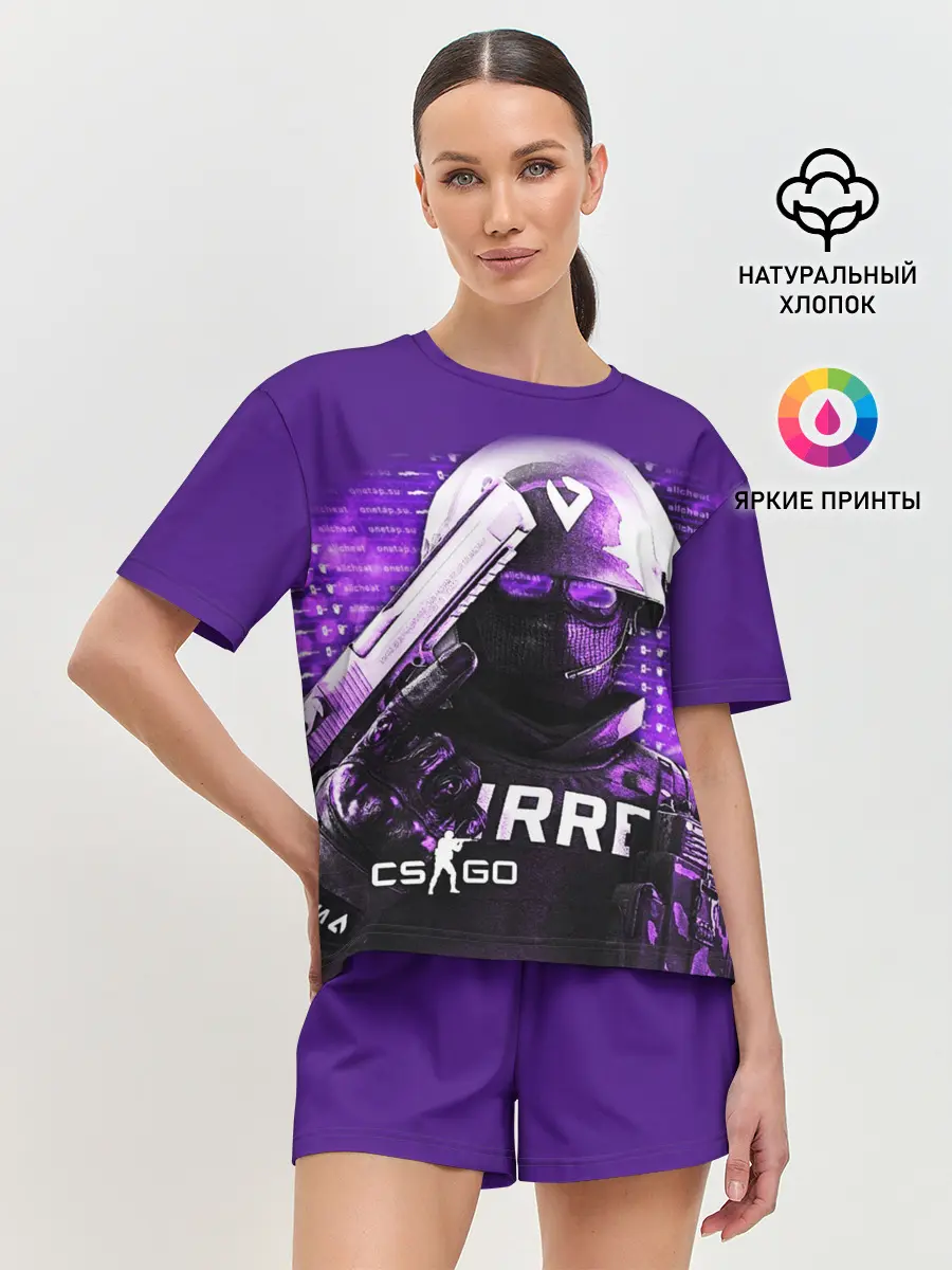 Женская пижама с шортами / CS:GO