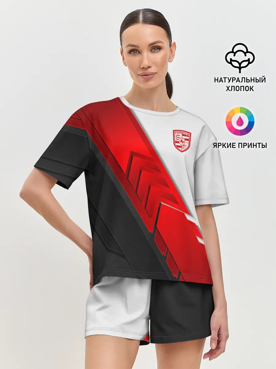 Женская пижама с шортами / Porsche