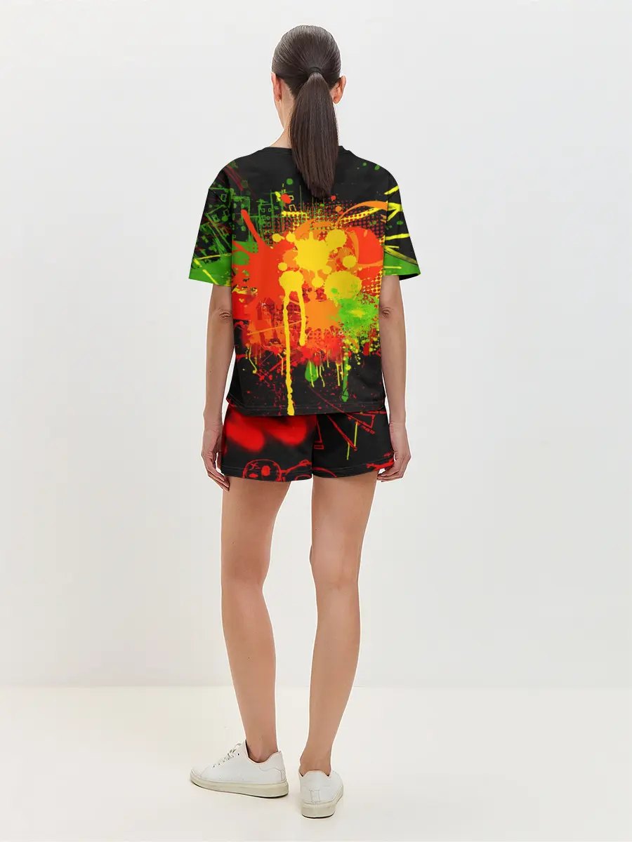 Женская пижама с шортами / Боб Марли