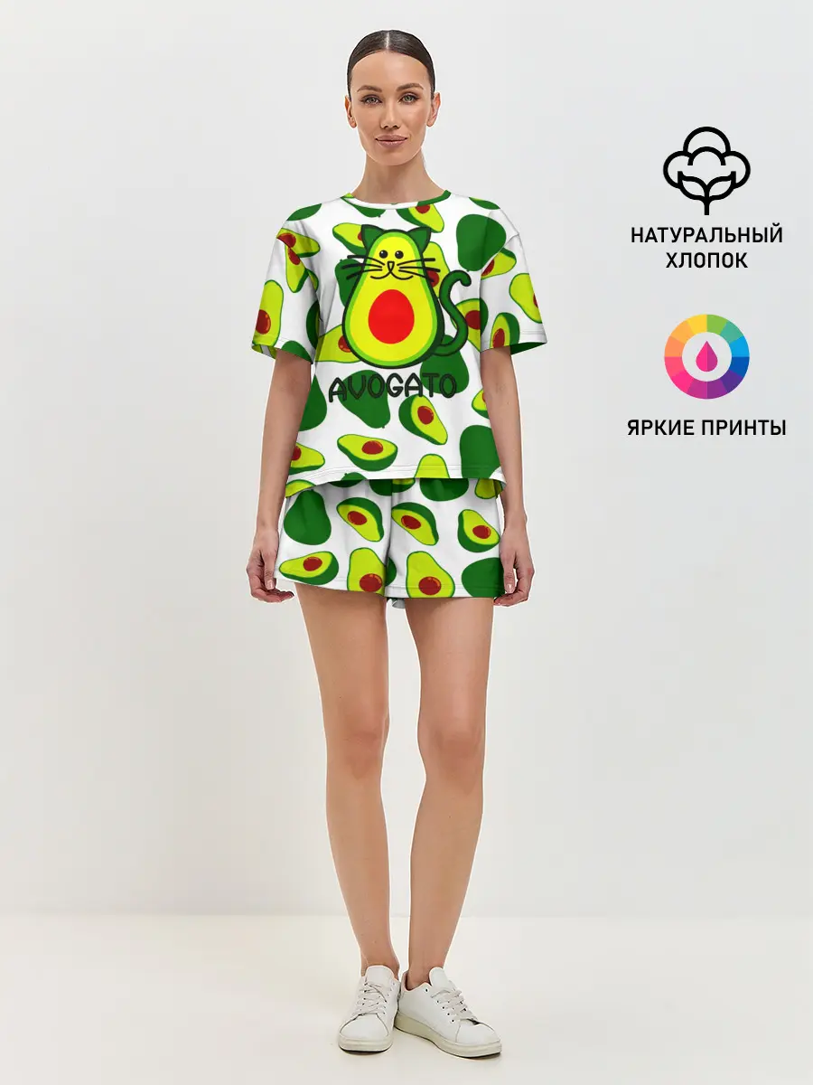 Женская пижама с шортами / Avokado
