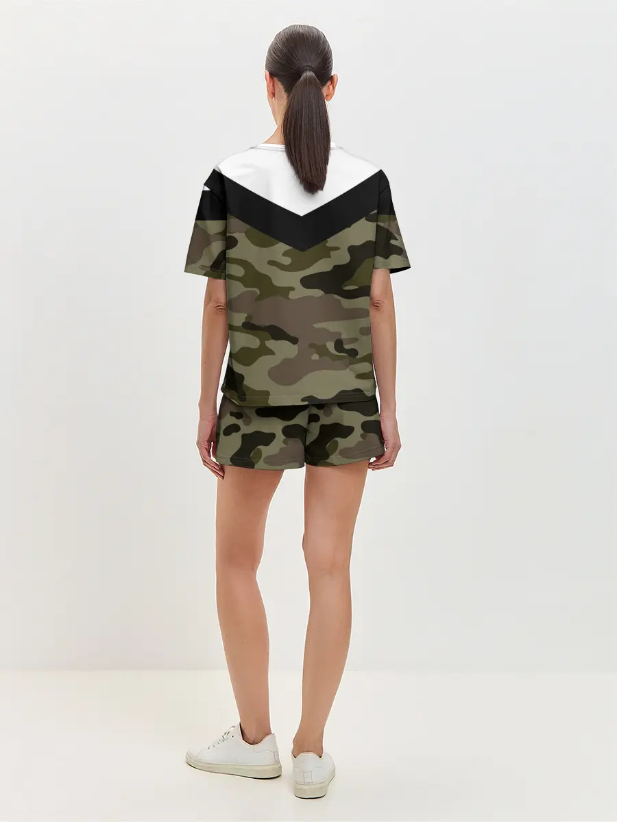 Женская пижама с шортами / Полиция