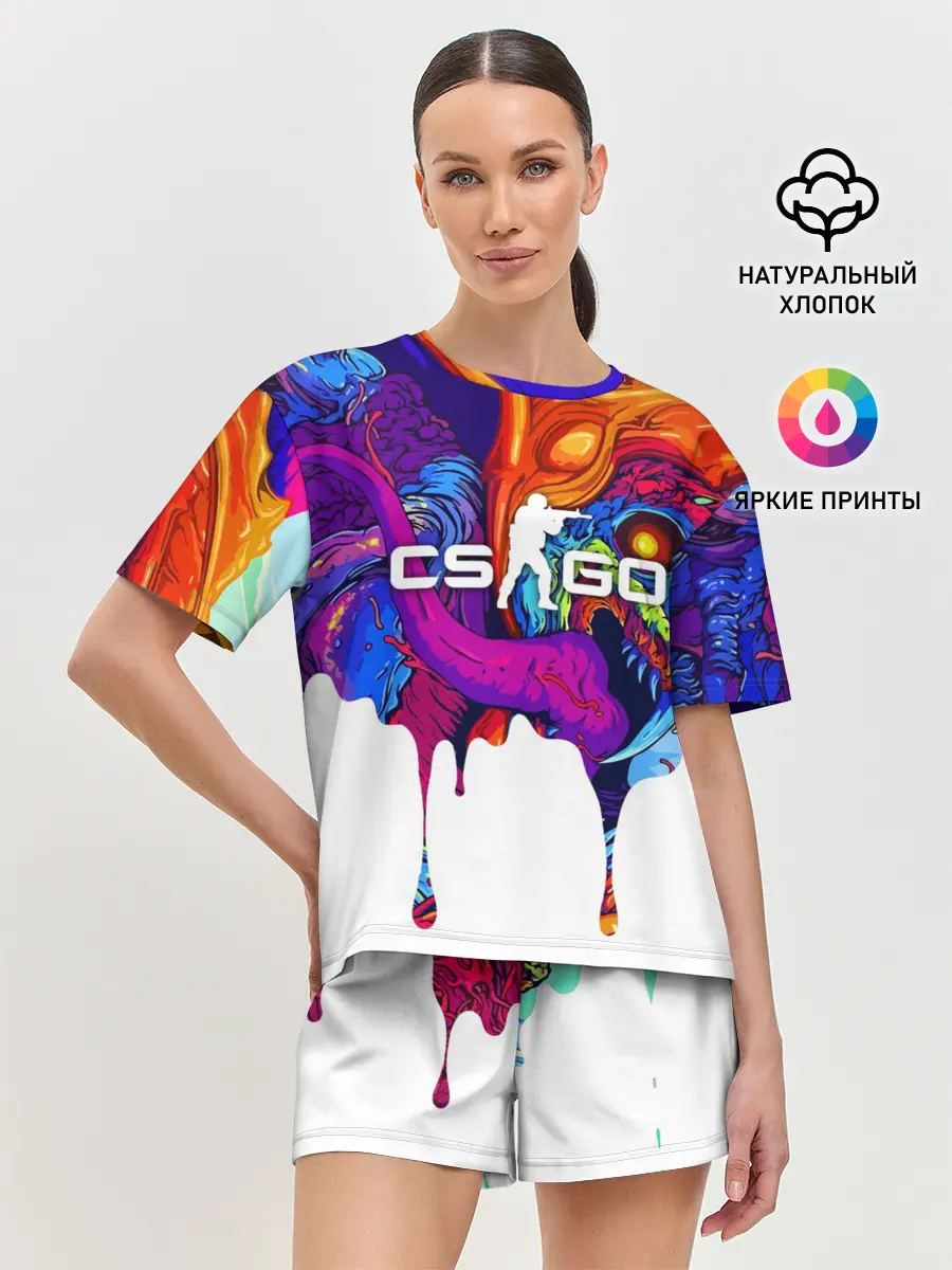 Женская пижама с шортами / CS GO HYPER BEAST