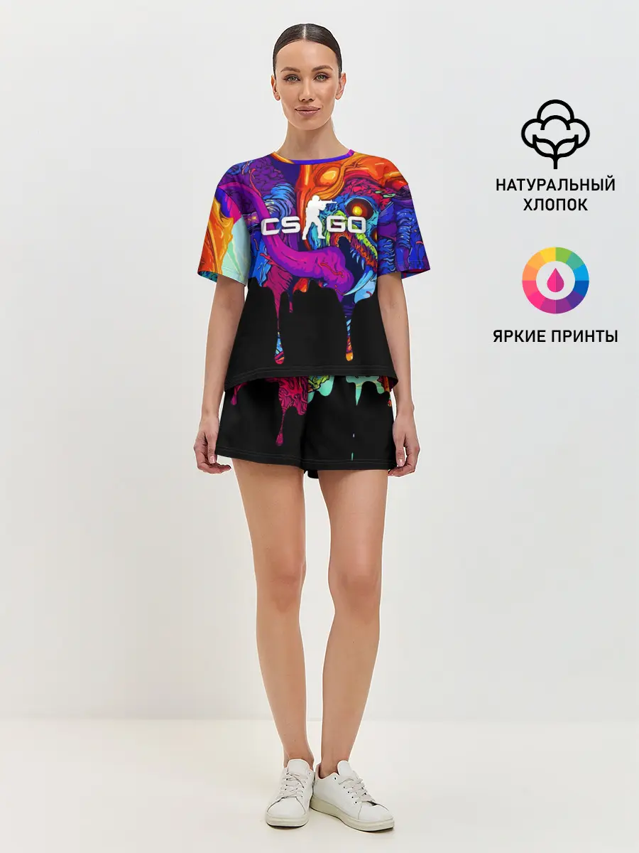 Женская пижама с шортами / CS GO HYPER BEAST