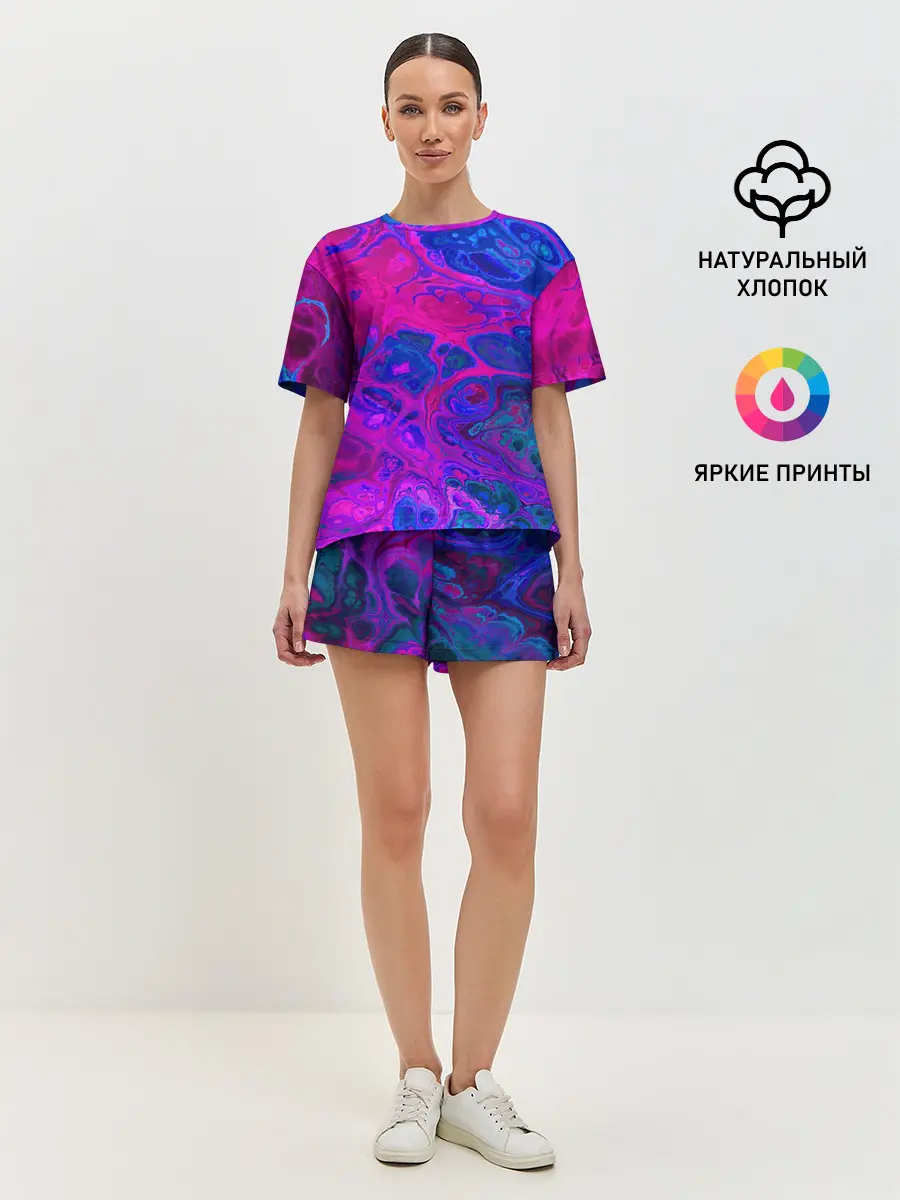 Женская пижама с шортами / FRACTAL