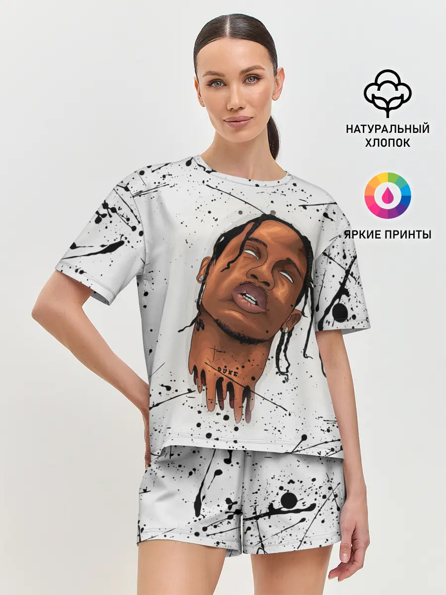 Женская пижама с шортами / TRAVIS SCOTT