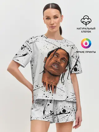 Женская пижама с шортами / TRAVIS SCOTT