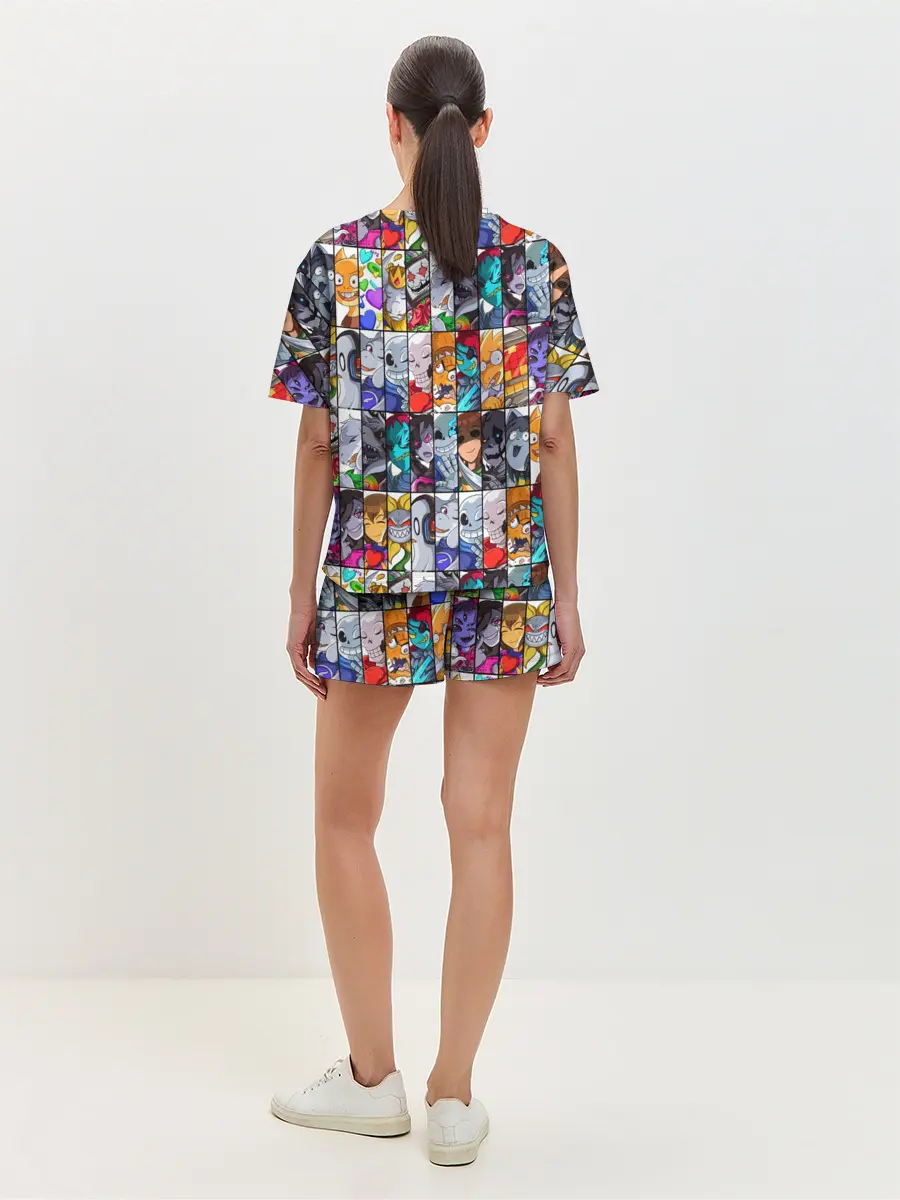 Женская пижама с шортами / UNDERTALE