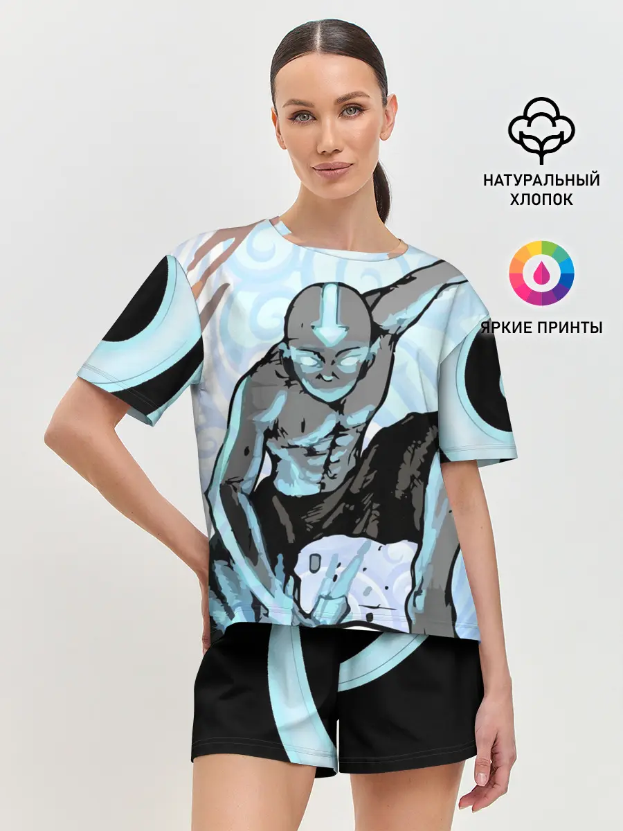 Женская пижама с шортами / Аватар Легенда об Аанге