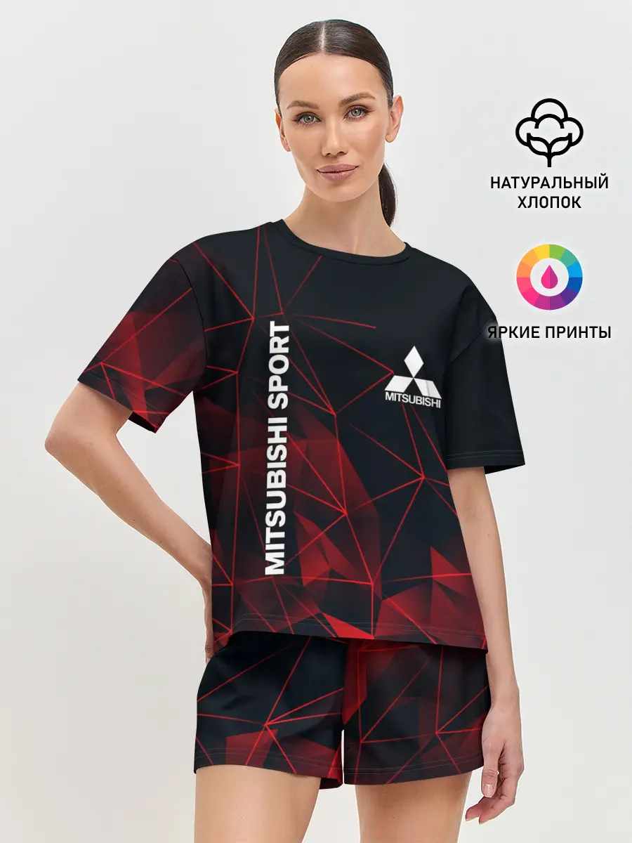Женская пижама с шортами / MITSUBISHI