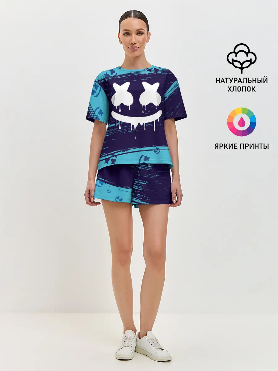 Женская пижама с шортами / MARSHMELLO / МАРШМЕЛЛОУ