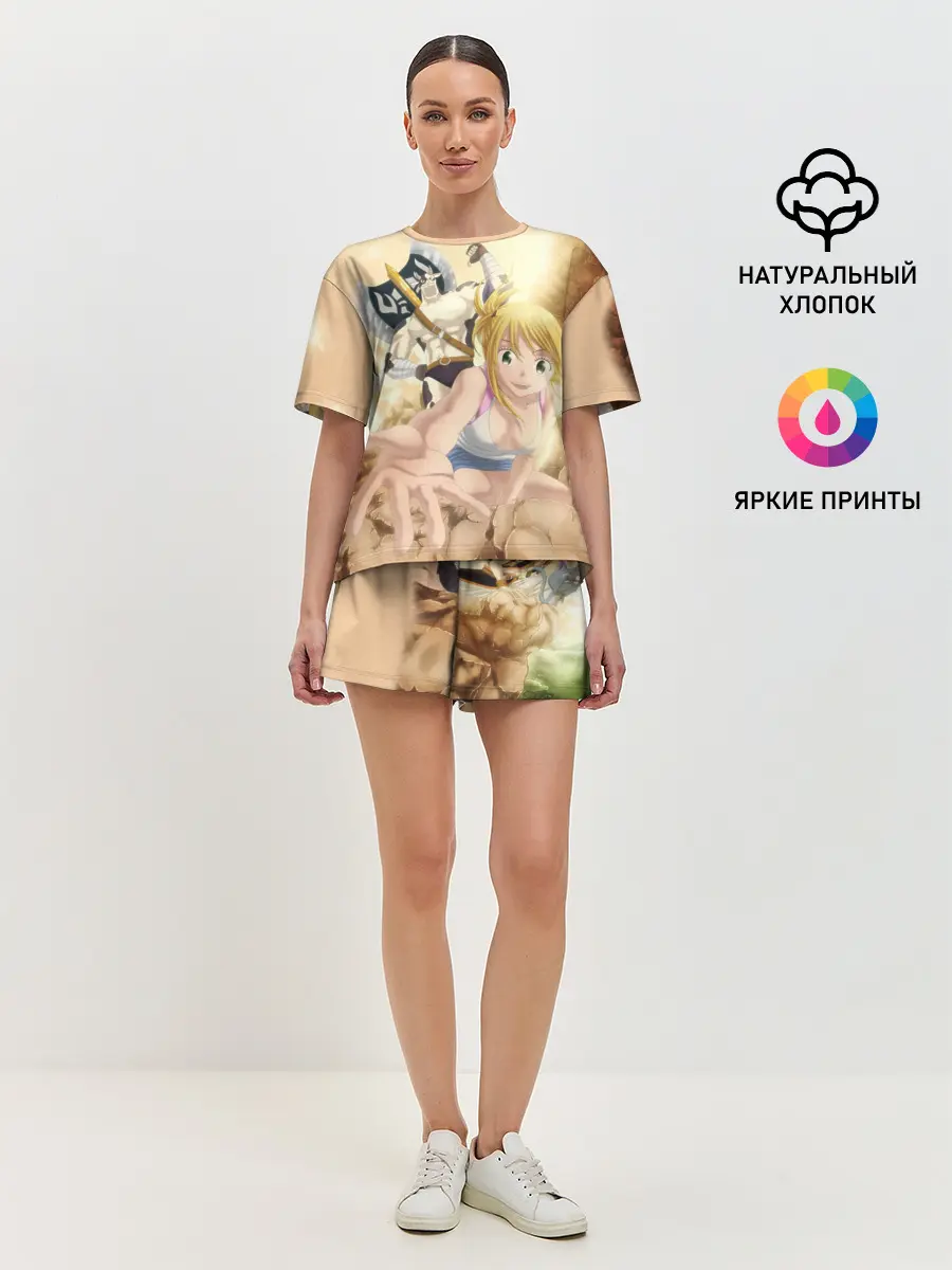 Женская пижама с шортами / Люси и Телец