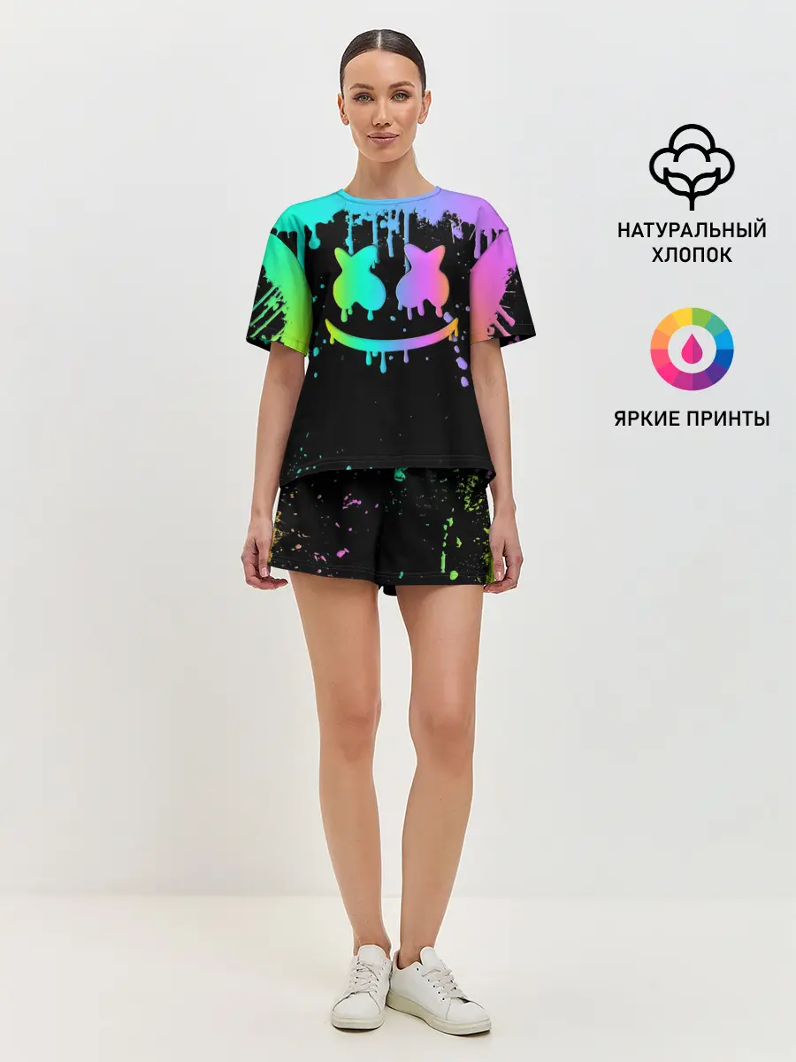 Женская пижама с шортами / MARSHMELLO