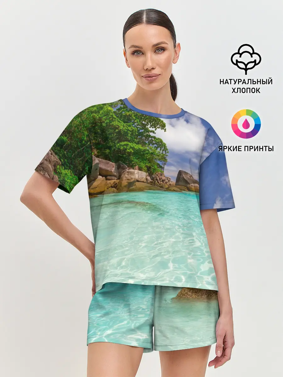 Женская пижама с шортами / Пхукет