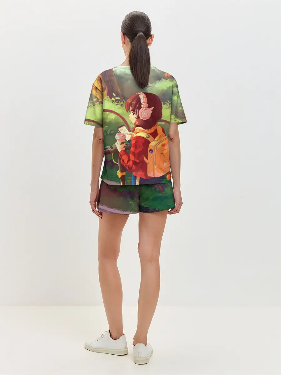 Женская пижама с шортами / STUDY GIRL