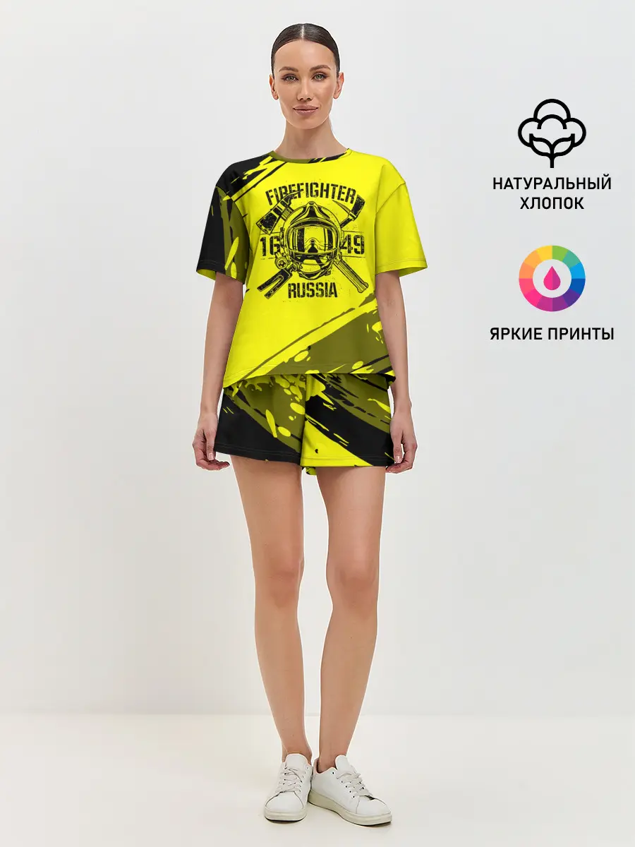 Женская пижама с шортами / FIREFIGHTER 1649 RUSSIA