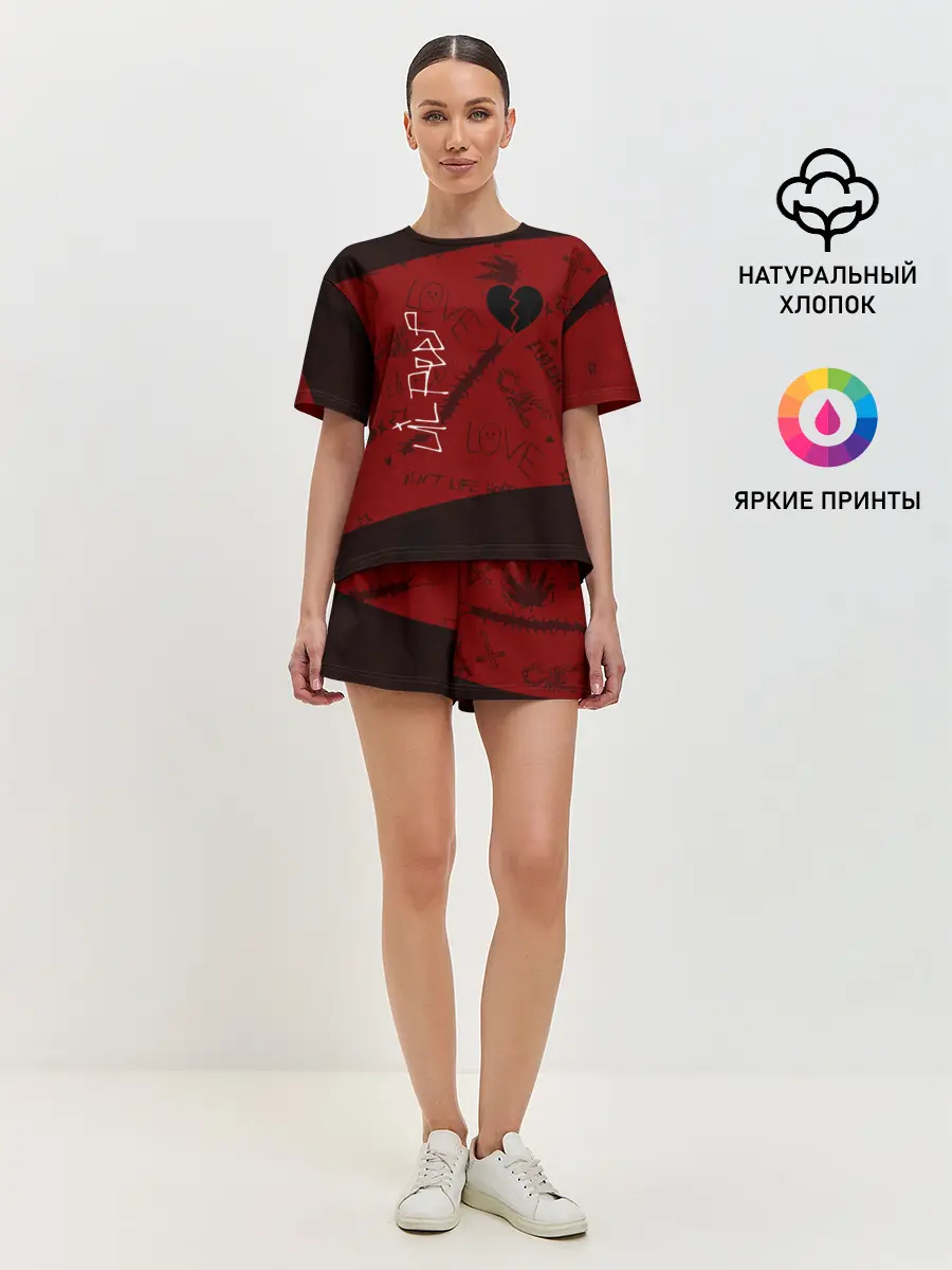 Женская пижама с шортами / LIL PEEP / ЛИЛ ПИП