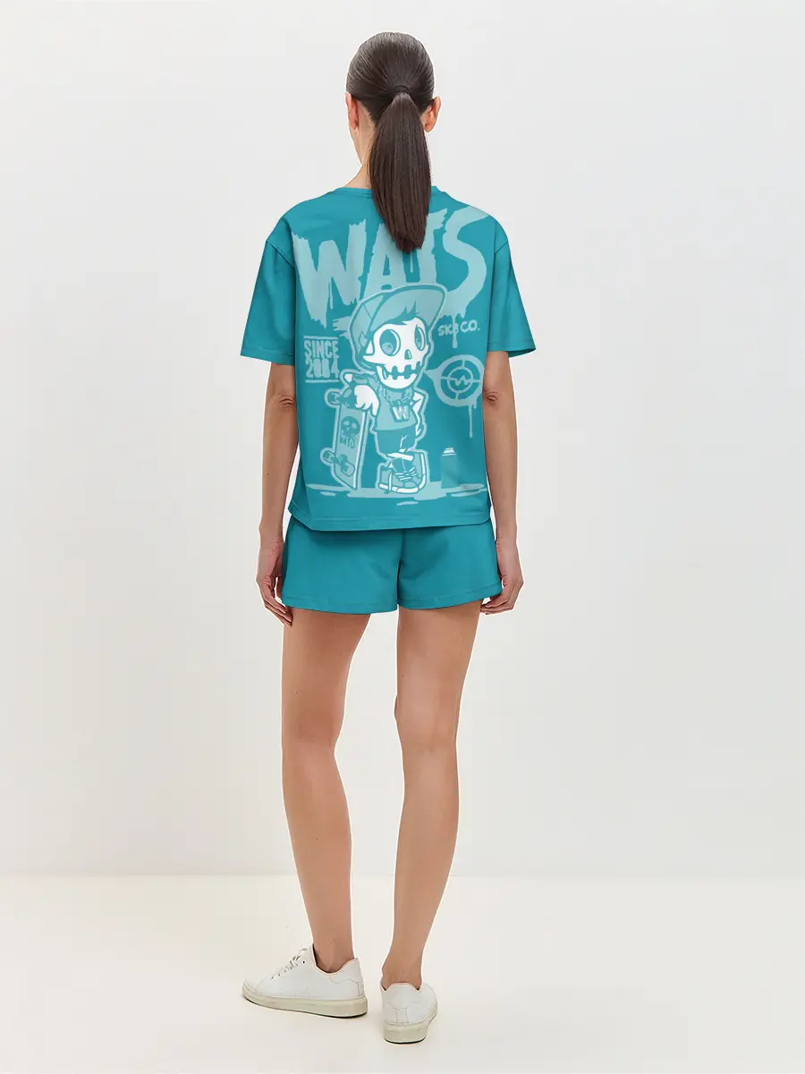 Женская пижама с шортами / Граффити Wats