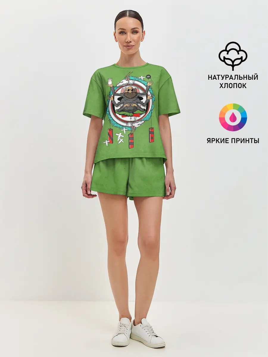 Женская пижама с шортами / Дедушка Камадзи