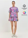 Женская пижама с шортами / Pink unicorn