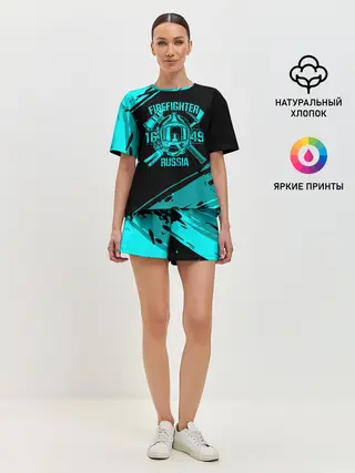 Женская пижама с шортами / FIREFIGHTER 1649 RUSSIA