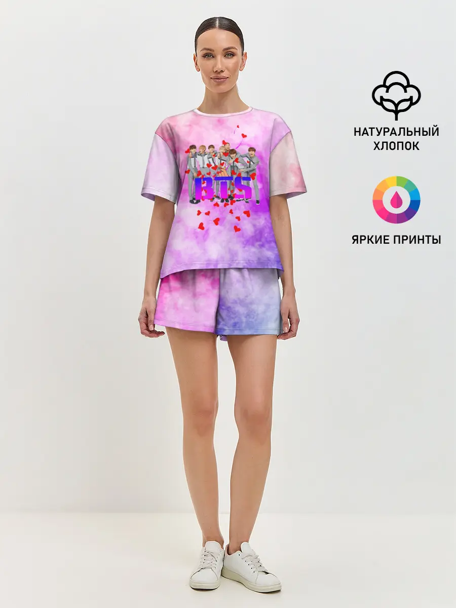 Женская пижама с шортами / БТС | BTS