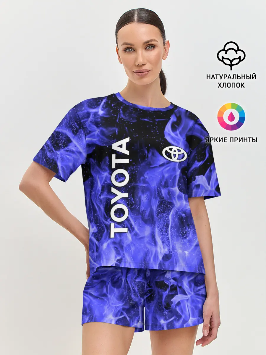 Женская пижама с шортами / TOYOTA