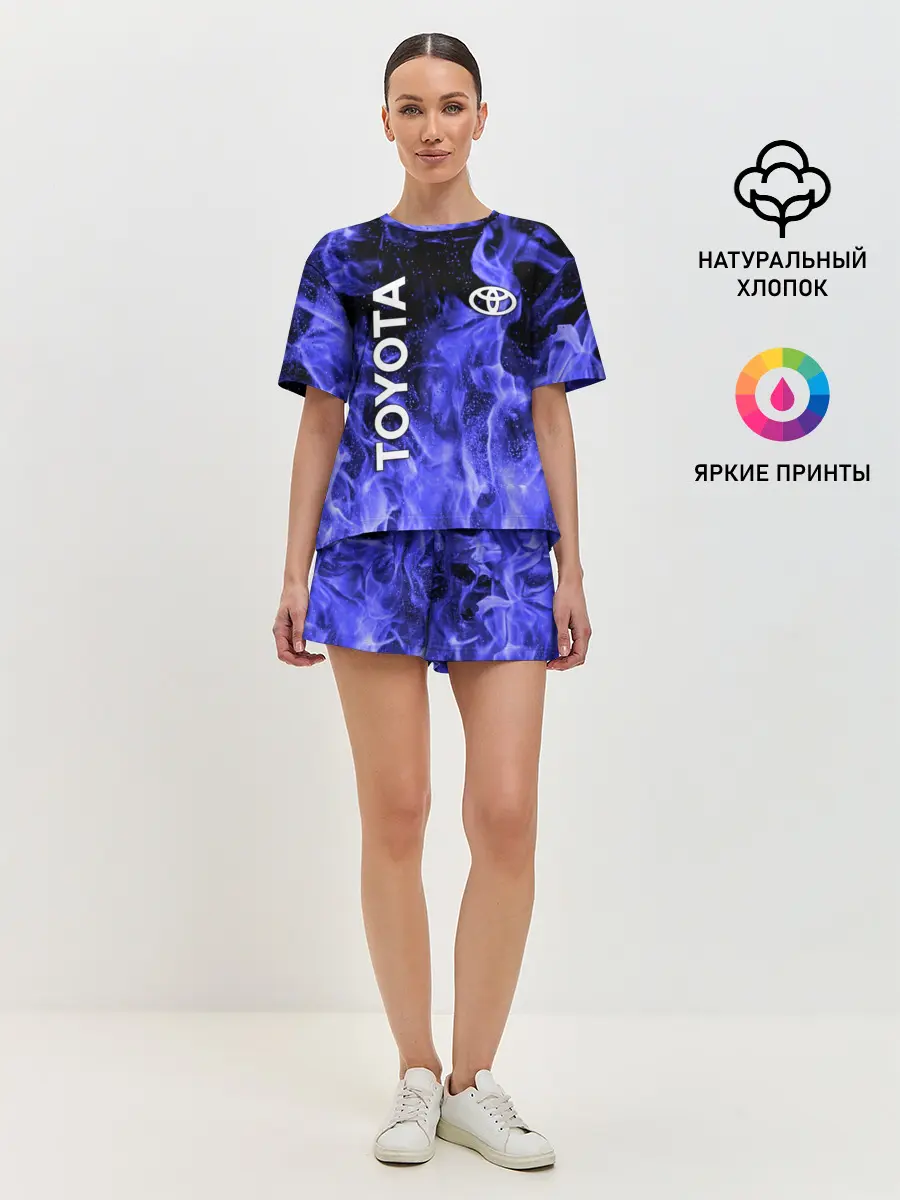 Женская пижама с шортами / TOYOTA