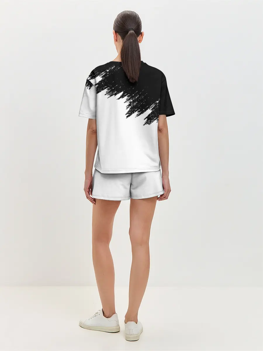 Женская пижама с шортами / КРАСКА И НИЧЕГО ЛИШНЕГО!