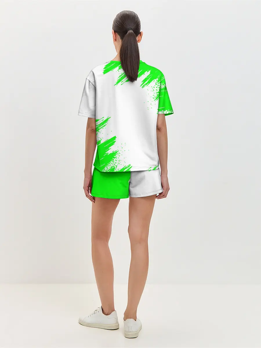 Женская пижама с шортами / MINECRAFT CREEPER