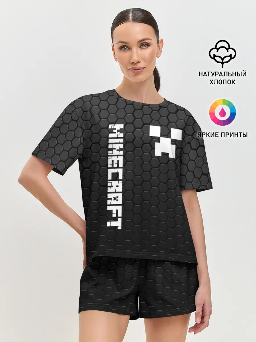 Женская пижама с шортами / MINECRAFT / МАЙНКРАФТ