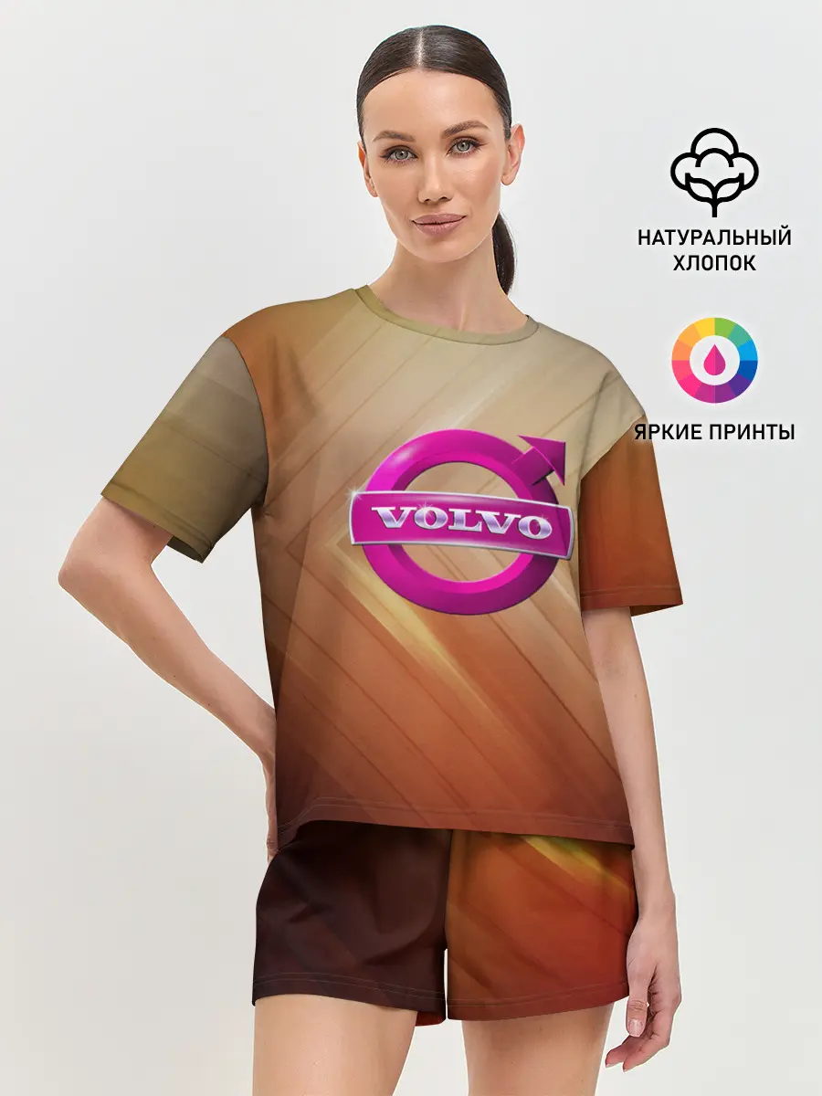 Женская пижама с шортами / volvo