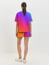 Женская пижама с шортами / Градиент