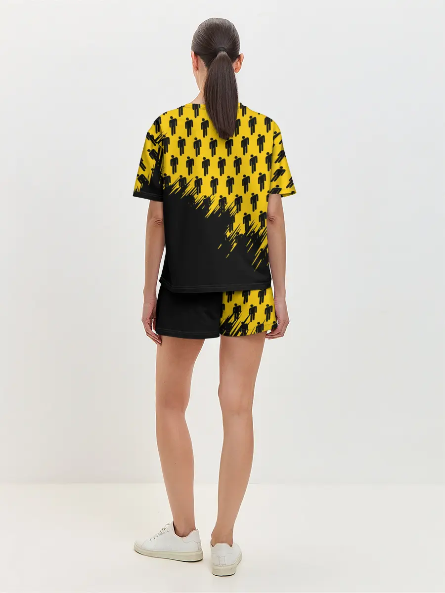 Женская пижама с шортами / Billie Eilish.