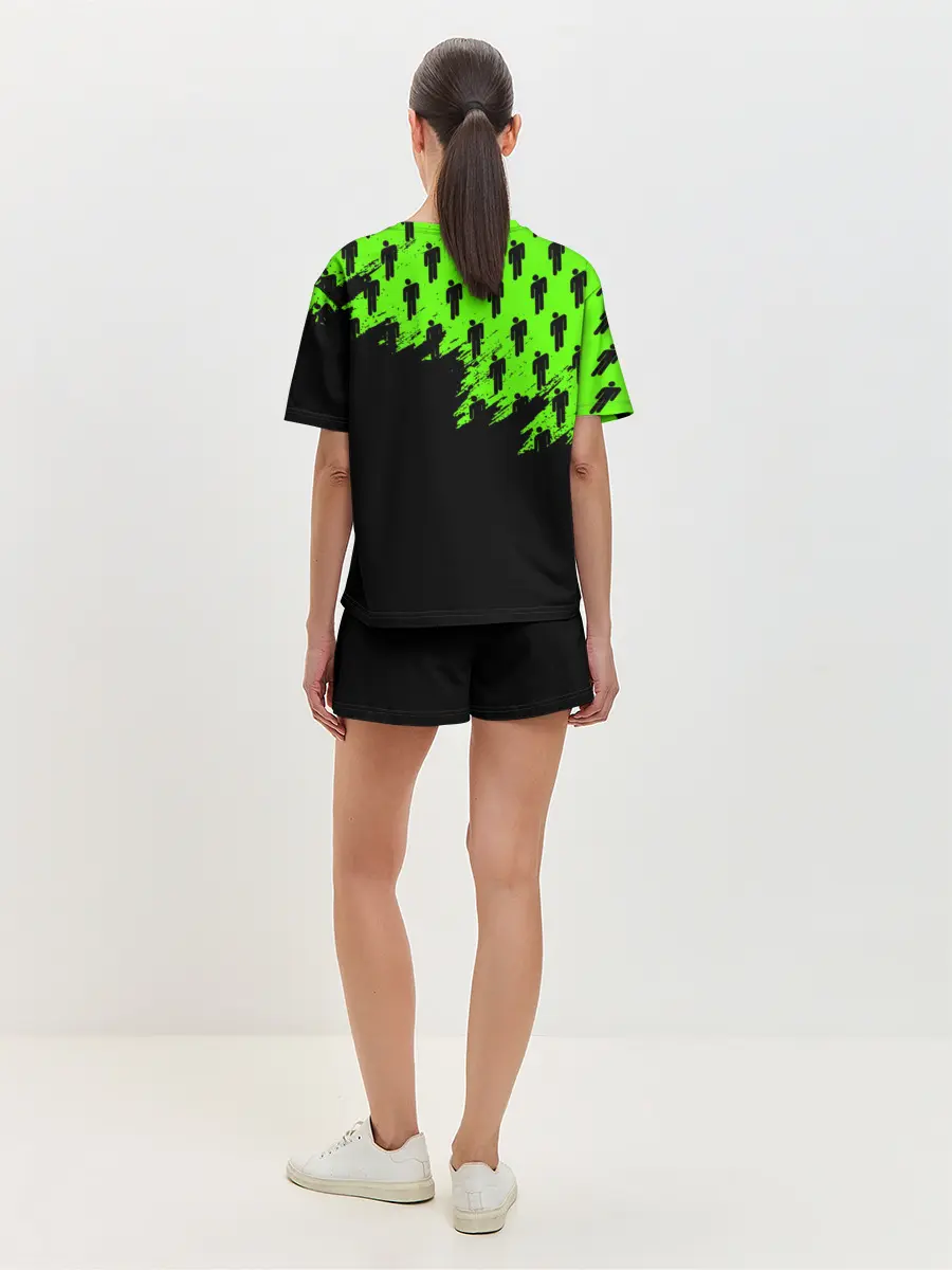 Женская пижама с шортами / BILLIE EILISH / БИЛЛИ АЙЛИШ