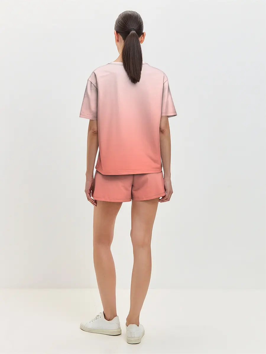 Женская пижама с шортами / Собака корги сердечко милота