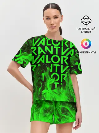Женская пижама с шортами / VALORANT | ВАЛОРАНТ