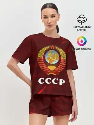 Женская пижама с шортами / СССР / USSR