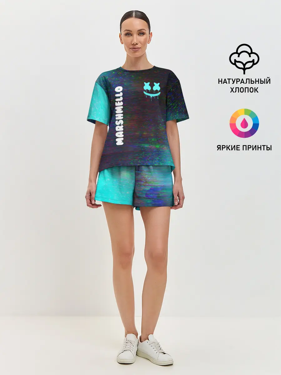 Женская пижама с шортами / MARSHMELLO / МАРШМЕЛЛОУ