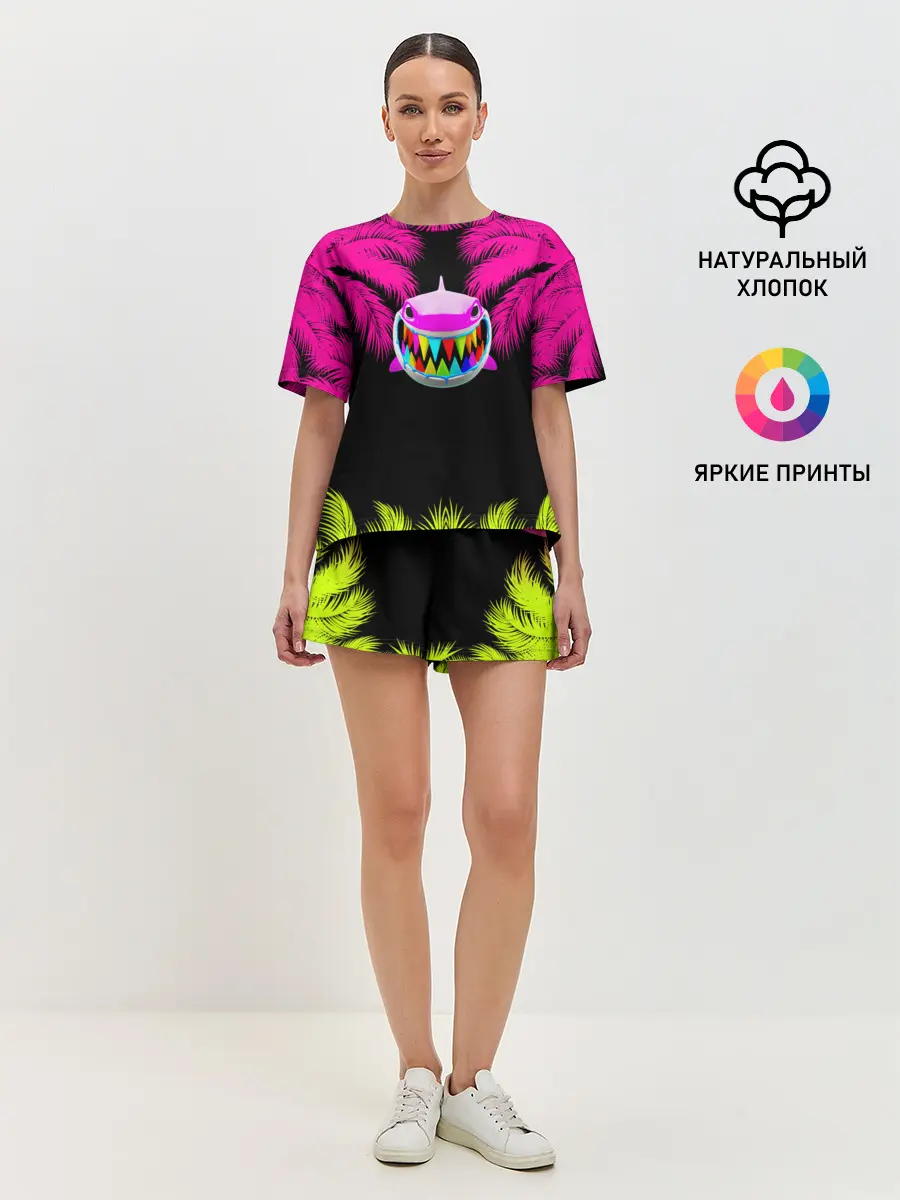 Женская пижама с шортами / 6ix9ine