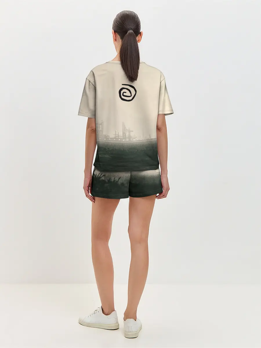 Женская пижама с шортами / Настоящий детектив