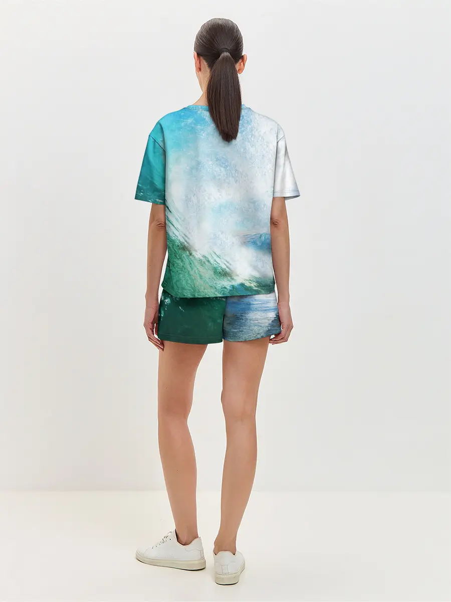 Женская пижама с шортами / Тираннозавр REX | Серфинг